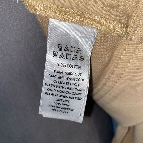 NICOLE MILLER Cream Color Cotton Bomber Jacket Women's Size Large - Picture 8 of 10